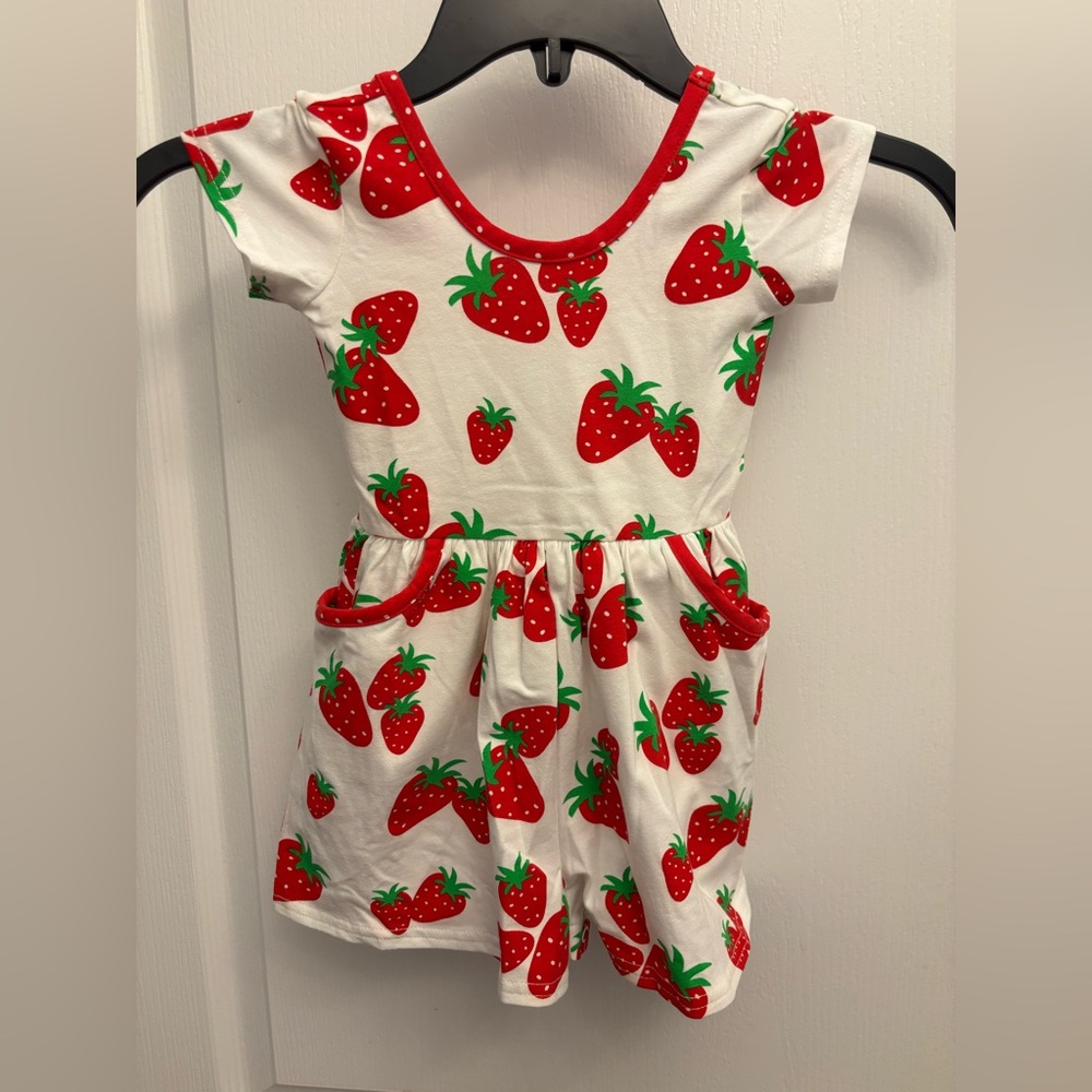 Eleanor Rose Strawberry Romper